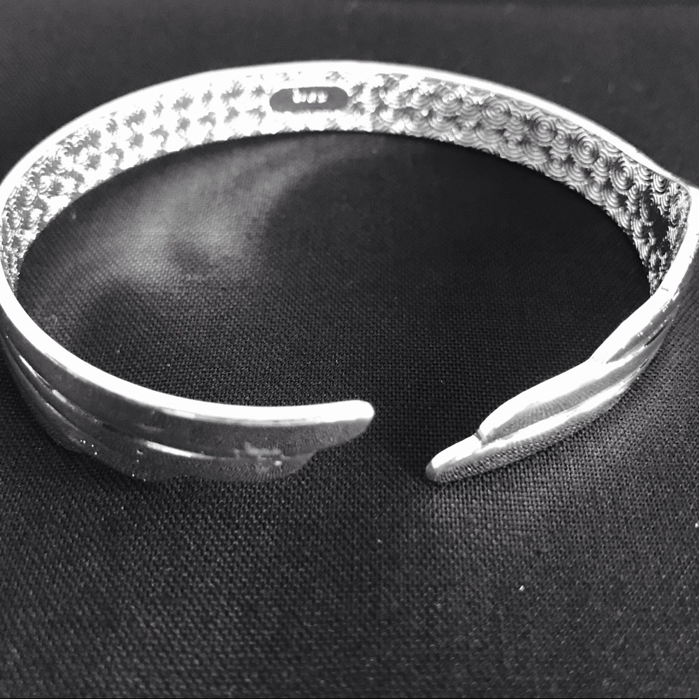 Angel wings sterling silver bracelet